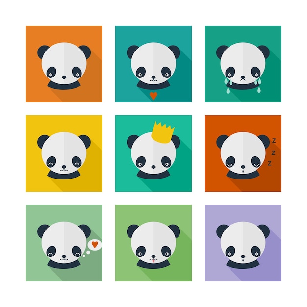 Panda avatar png images 