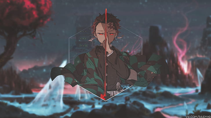 Samurai Anime Boy Koi in Sword Live Wallpaper 4k