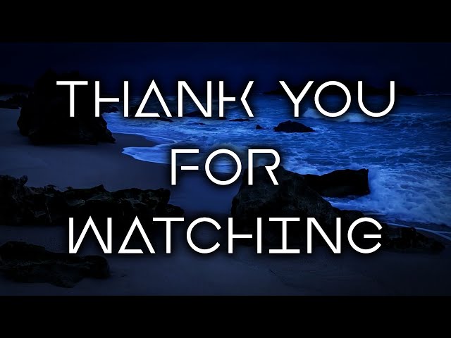 Thank You For Watching Youtube Outro Template 