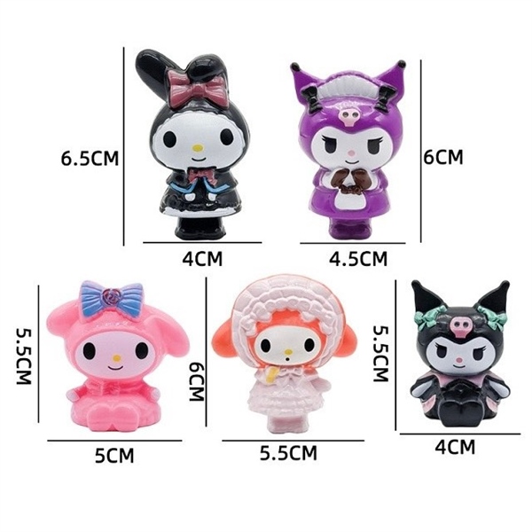 Móc khóa nhồi bông My Melody face chuỗi hạt ngọc trai