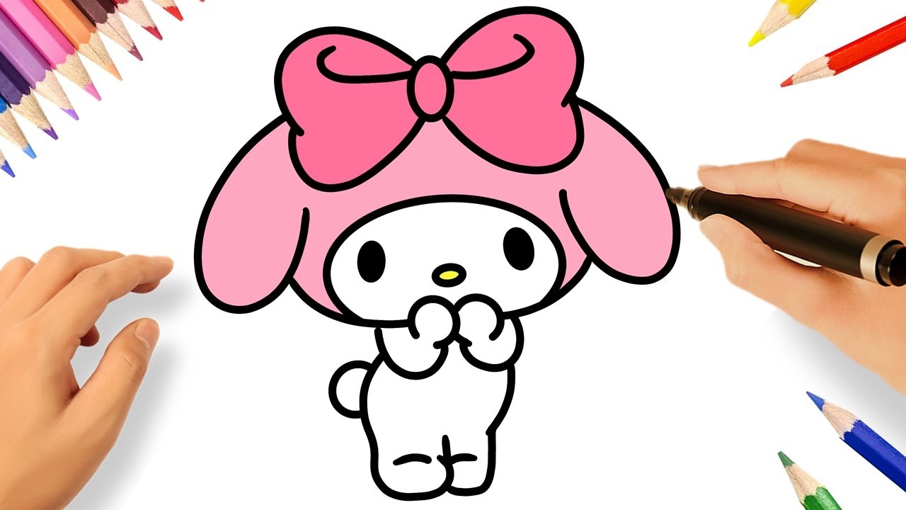 Gối nhồi bông Sanrio Kawali Kuromi Hello Kitty My Melody 