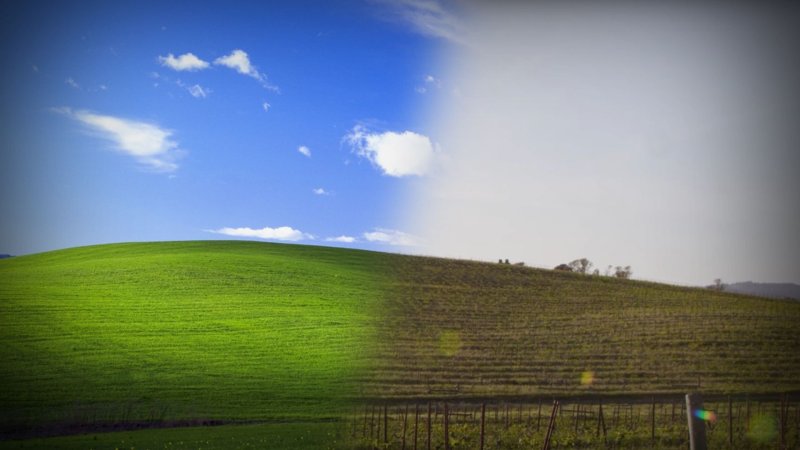 Безмятежность или заставка Windows XP 