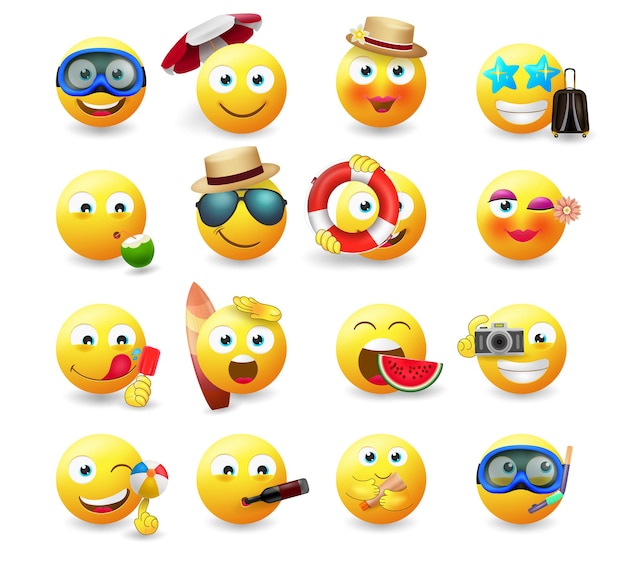 Красивая женщина Emoji иллюстрация 