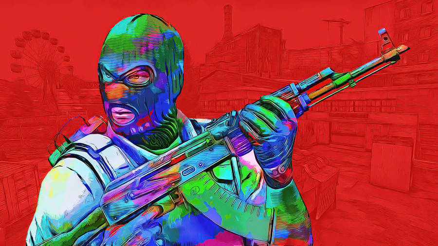 Cs Go Terrorist Art png images 