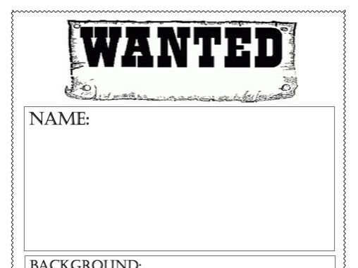 Wanted Template PNG Transparent Images Free Download 