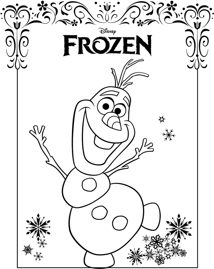 RoomMates Frozen Olaf The Snowman Peel & Stick Decals 