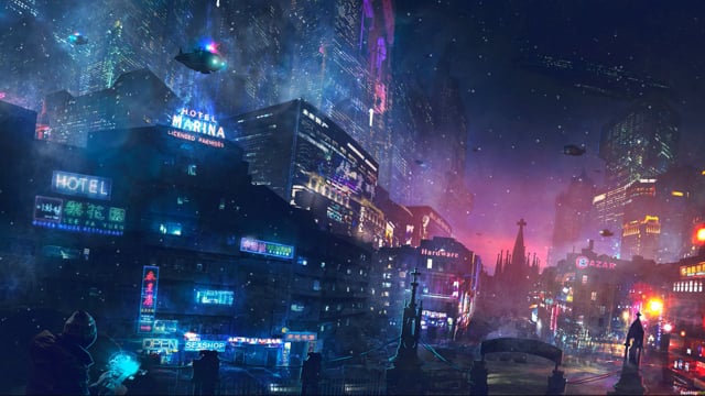 Night City CyberPunk 2077 Pixel 