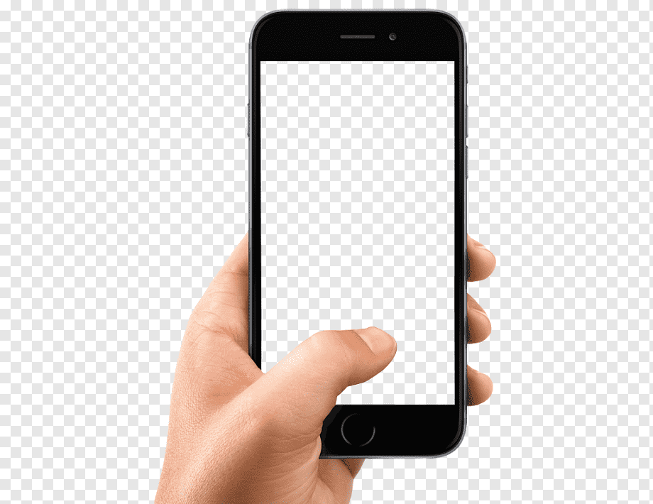 Iphone In Hand png 