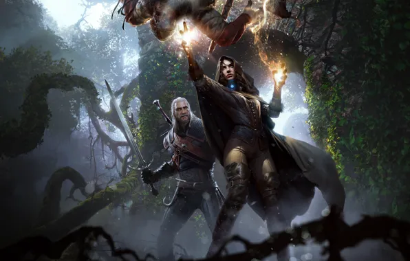 Geralt of Rivia Art The Witcher 3 4K 