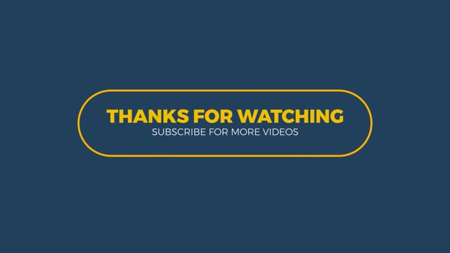 Thank You For Watching