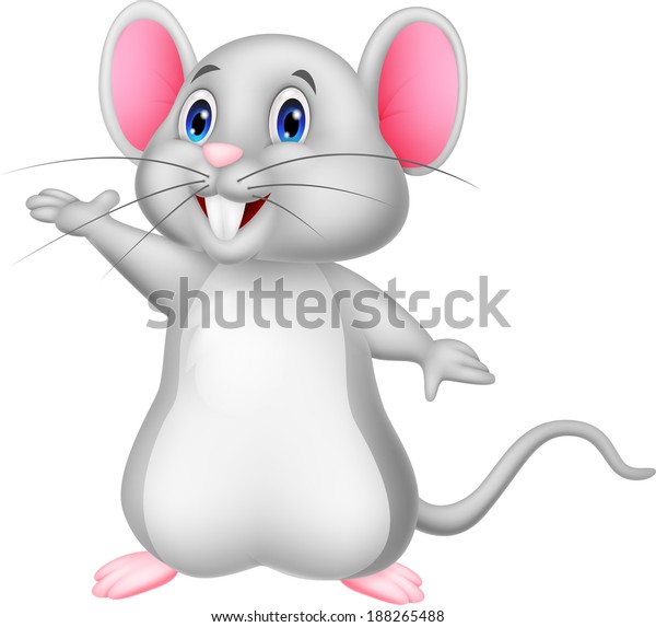 Download Cute and funny little mouse with cheese animal 