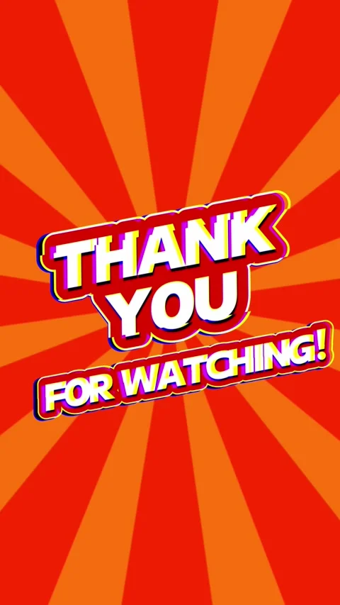 thank you for watching Text Animated Vid