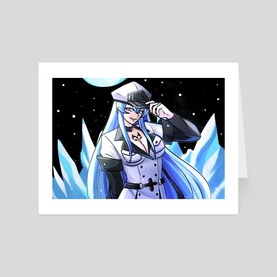 Akame Ga Kill Anime Girls Esdeath Matte 