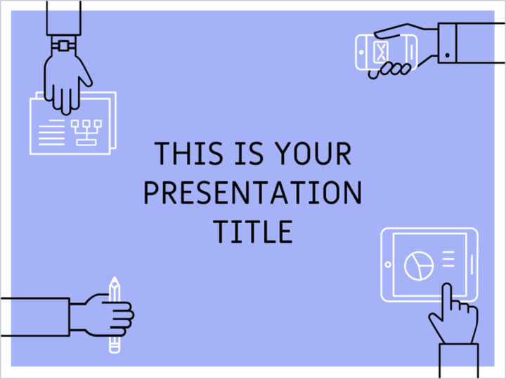 Book Cover Presentation Template for 