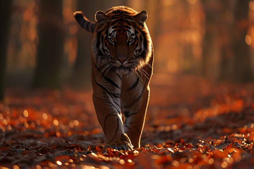 Wild Animal Tiger In Beach Wallpaper 