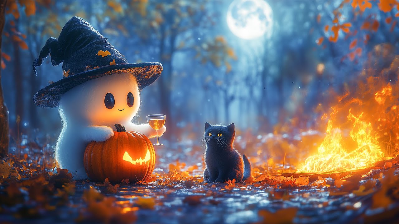 Halloween Background Cartoon Images 