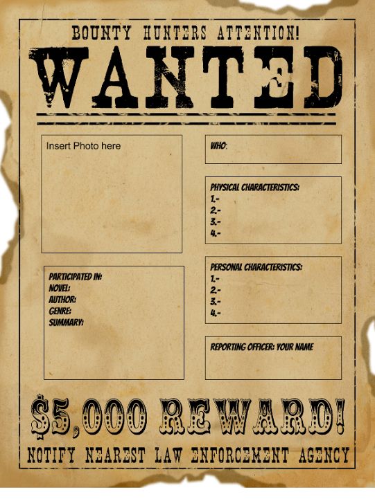 19 FREE Wanted Poster Templates FBI and Old West