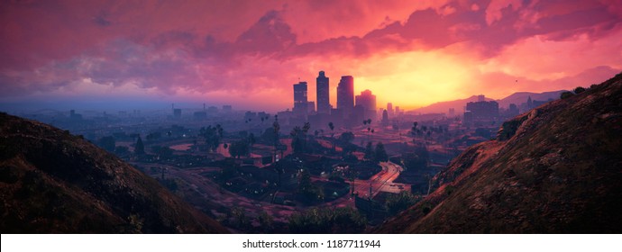 Gta 5 Wallpaper Stock Photos and Pictures