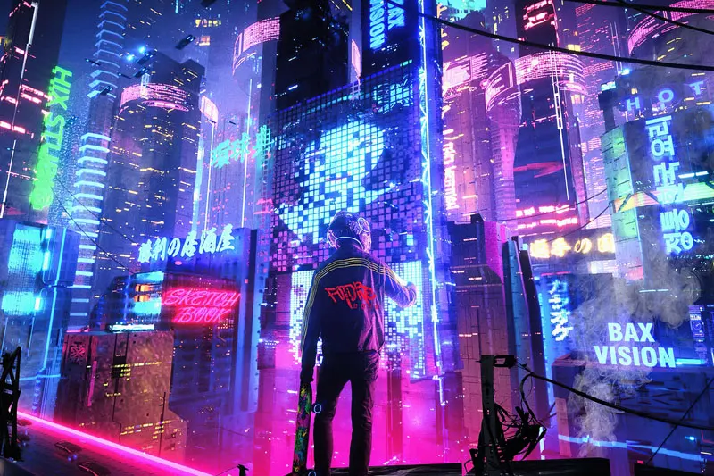 Обои видеоигра, Киберпанк, Cyberpunk 2077, девушка, женщина 