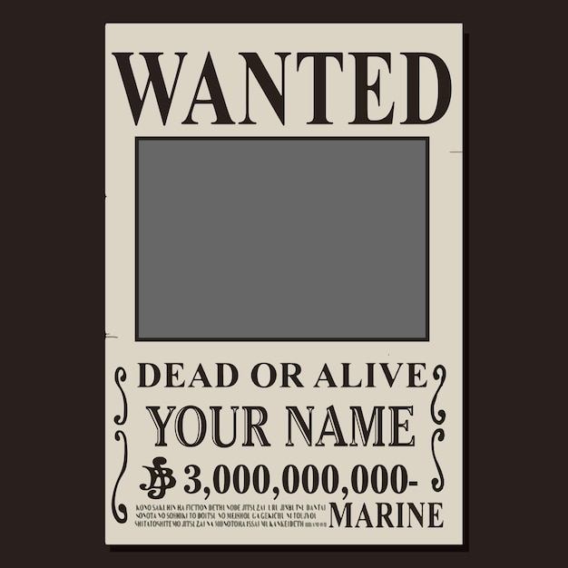 Blank Wanted Poster ☆🤠☆ [FREE DOWNLOAD]