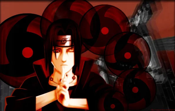 Живые обои Аниме Straw Hat Itachi Akatsuki Live Wallpaper 