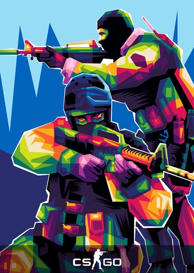 CS GO Square Art Prints 