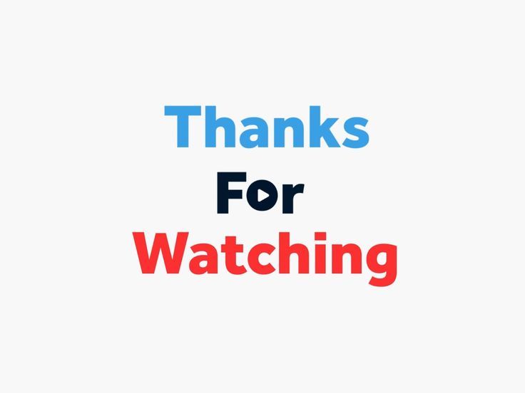 Thank You For Watching GIFs 