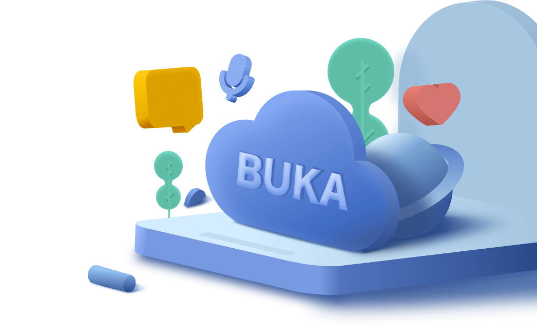 Buka Logo Vector Illustration Buka 