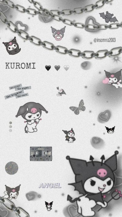 Kuromi Epic Iphone Wallpaper