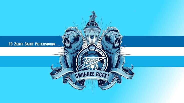 Обои Logo, Zenit, Soccer, Emblem, Football Club Zenit, FC 