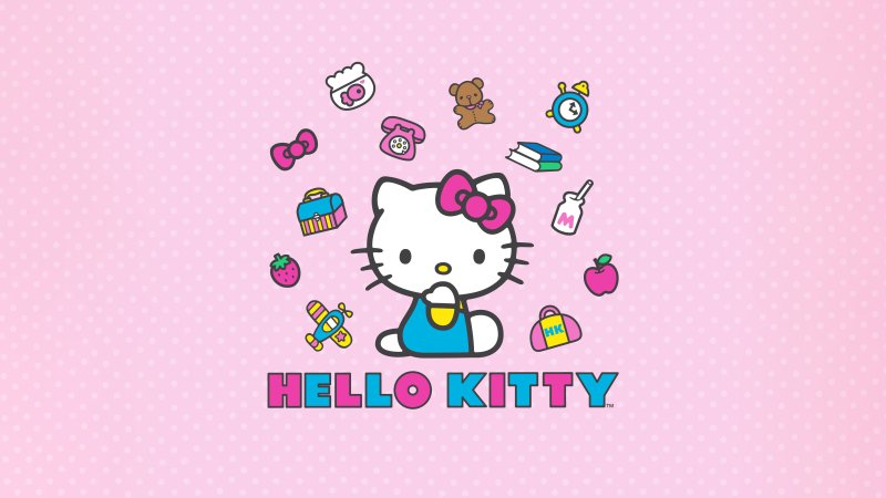 hello kitty на прозрачном фоне 