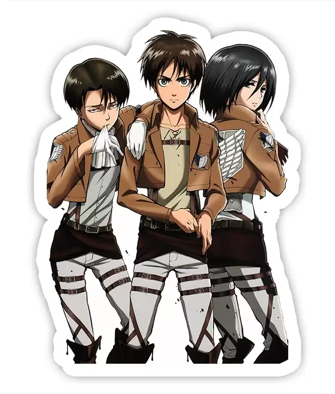 Levi Eren Yeager Mikasa Ackerman Attack 