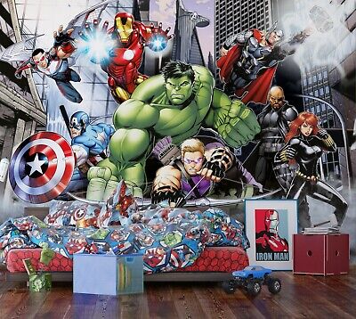 3D Decorative Avengers Wallpaper for Wall – Myindianthings