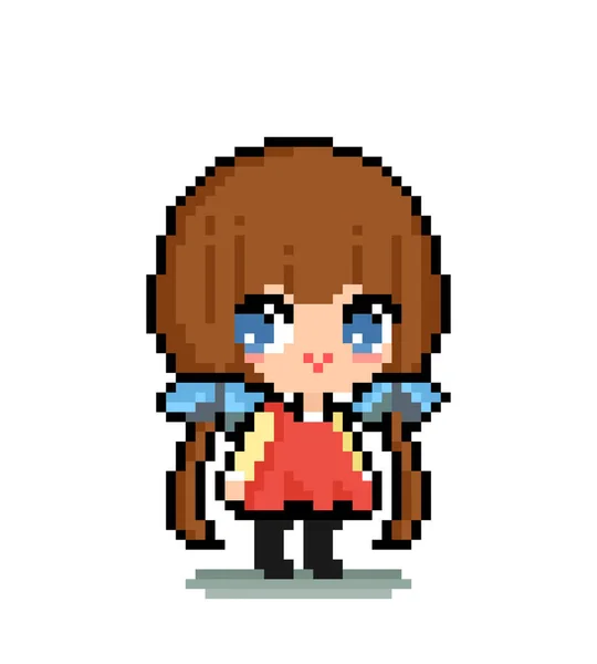 OC][NEWBIE][CC] Fiz alguns pixels de anime retrô! 