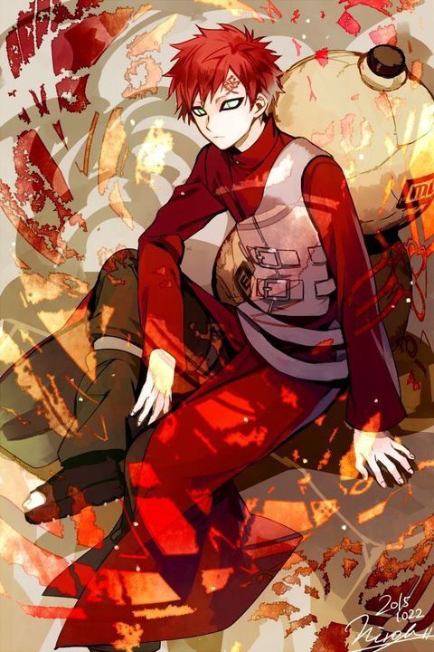 Gaara X Naruto Anime Wall Art Gaara 