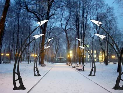 Уличный фонарь на столб UKC solar street light 1VPP на 