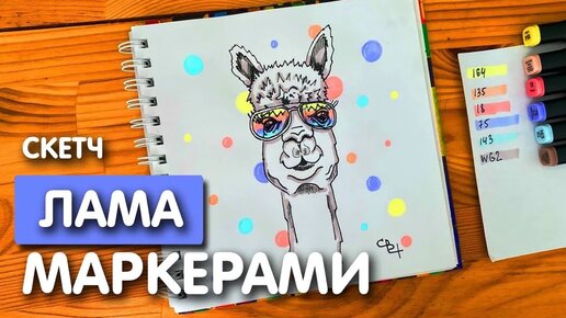 Красивые рисунки маркерами для скетчинга для начинающих 