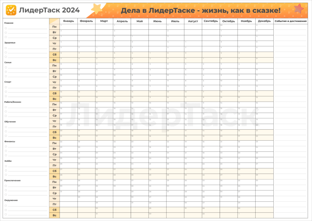 Идеальное расписание дня