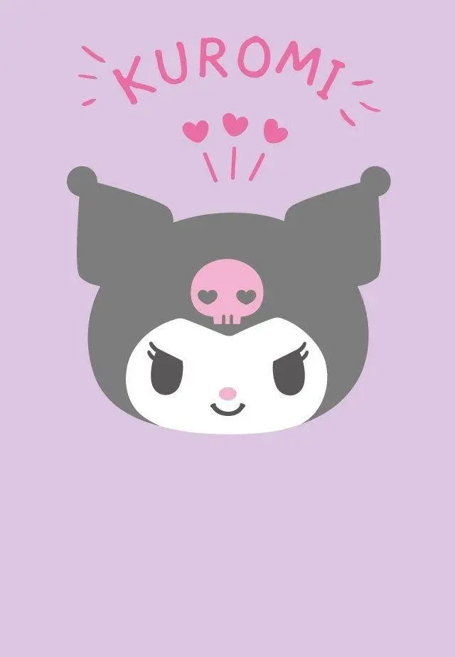 Cute Kuromi Purple Wallpaper