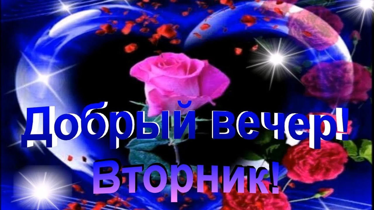 Пожелания доброго вечера вторника!