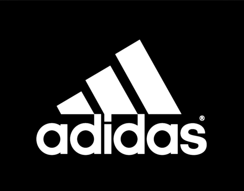 Обои на рабочий стол Adidas / Адидас логотип на голубом фоне 