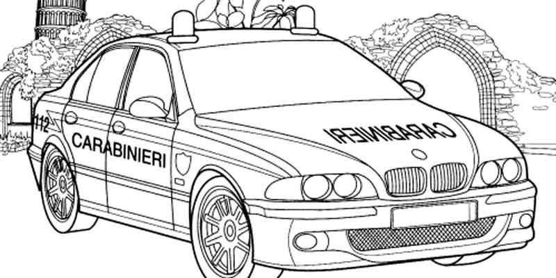 How to draw a Police car 