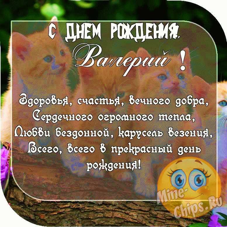 С днем рождения Валерий! 