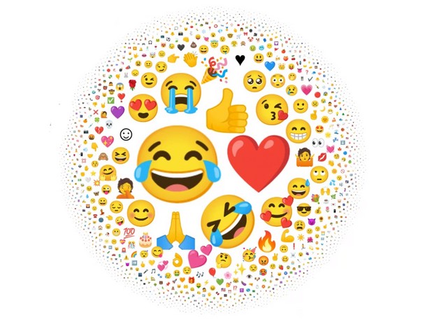 Смеясь Emoji наклейку со слезами Смешно смайлик Шутка 