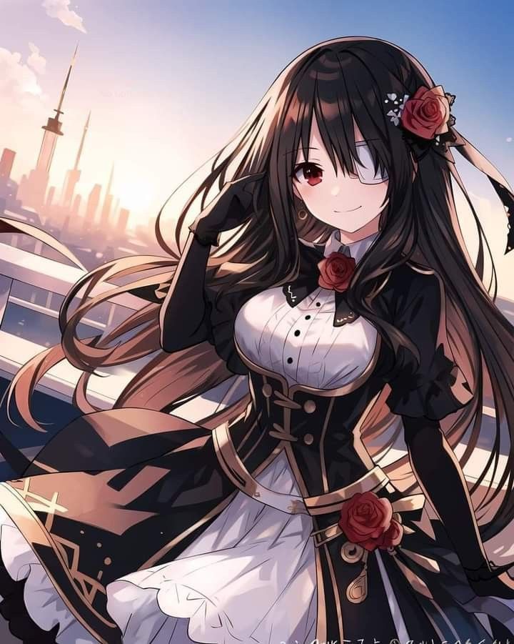 tokisaki kurumi date a live drawn by 