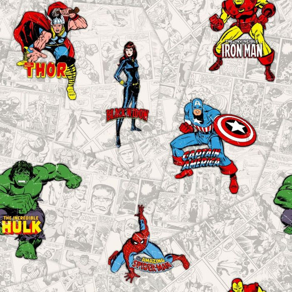 WallDiy Avengers Wallpaper Superhero Spiderman Wall Picture 