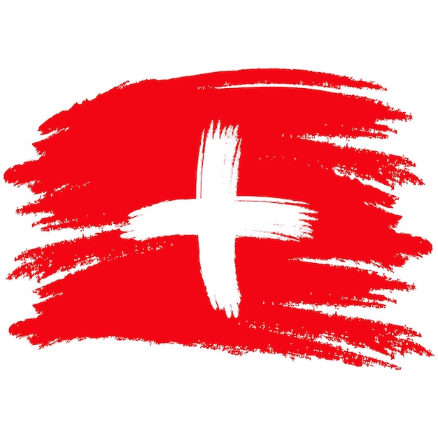 The flag of the red cross