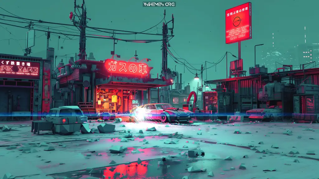 🔥Best Live Wallpaper🔥 Pixel Cyberpunk 