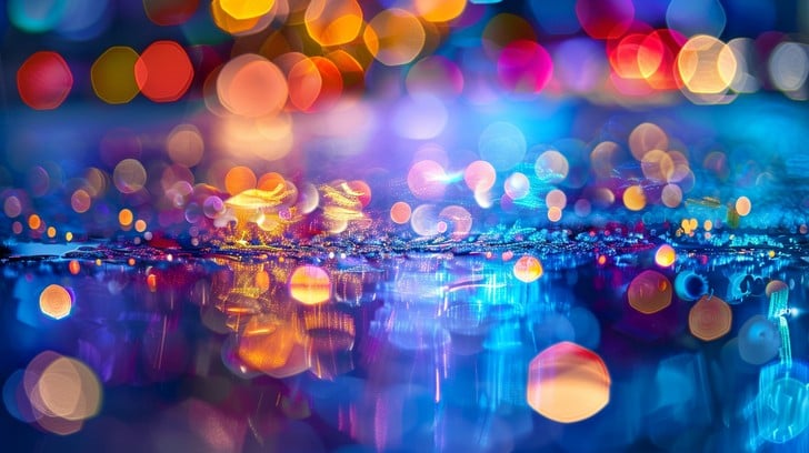 Bokeh Luces Festivo