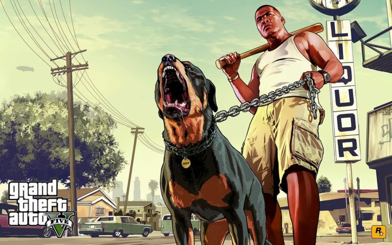 GTA 5 loading screen, concept art 